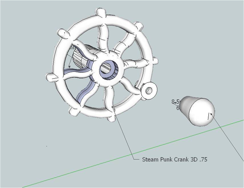 Archivo STL RV Trailer Window Crank Steampunk・Diseño para descargar y ...